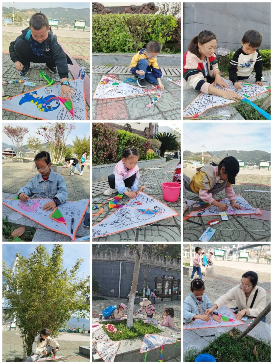巴东县图书馆清明节 “巧手画纸鸢  文明寄相思” 手绘风筝体验活动