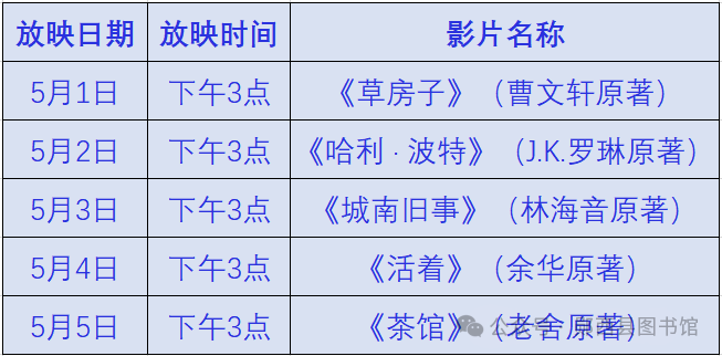 【活动预告】郧西县图书馆五一劳动节假期活动预告