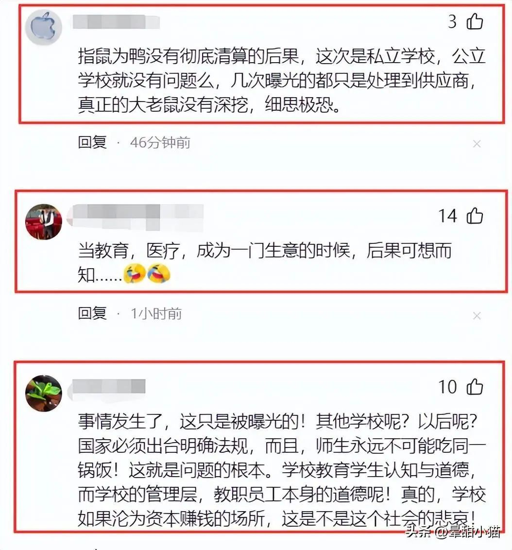 拿下！昆明长丰学校臭肉事件后续！涉事人员都抓，尤其发笑红衣女