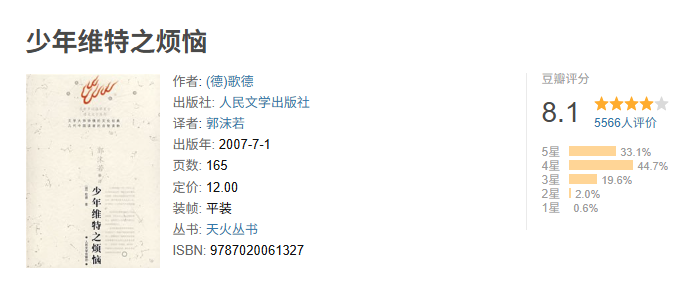 推书网推荐被严重高估的一本世界名著
